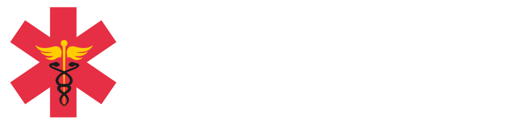 Heal-Corp logo white